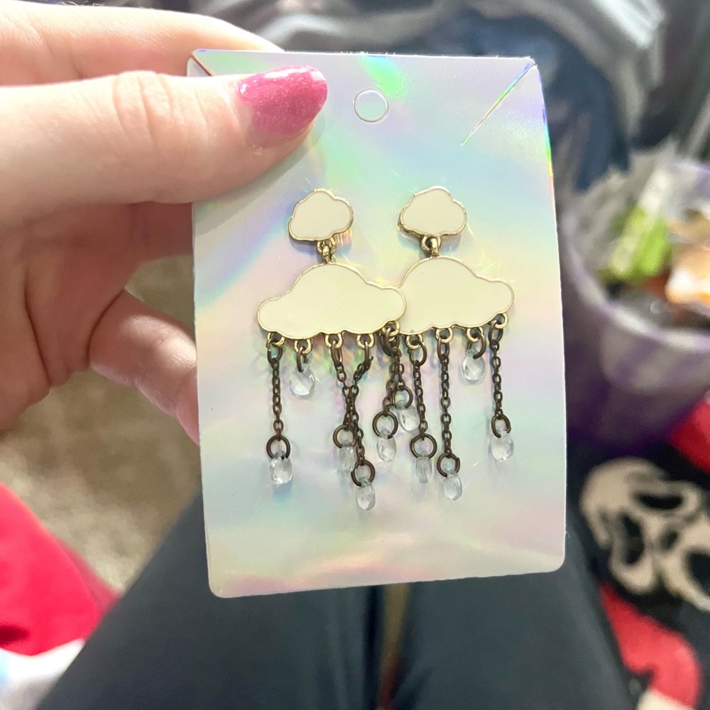 Cloud Dangle Earrings
